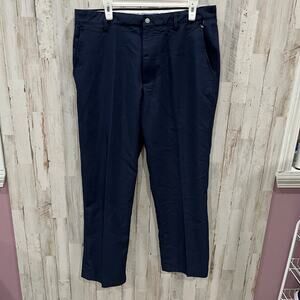 Footjoy Navy Blue Twill Golf Chino Pants Mens 36X32 (30”) Outdoor Preppy